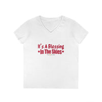 It's A Blessing In The Skies V-neck Shirt