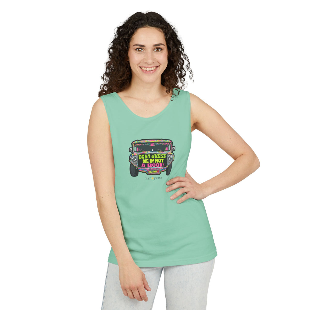 Don’t Judge Me I’m Not A Book Jeepney Tank Top