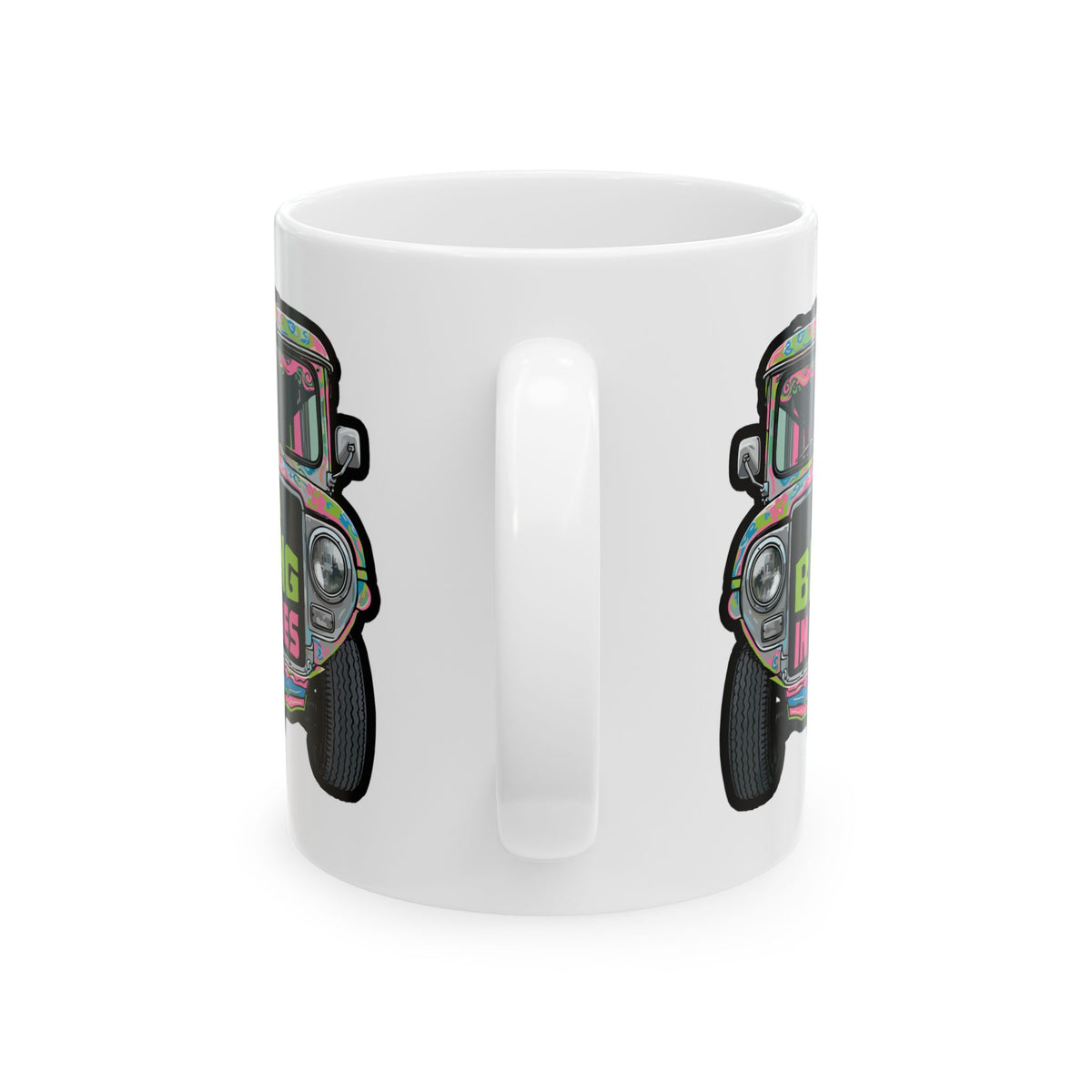 It's a Blessing in the Skies Jeepney White Mug