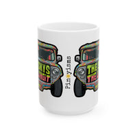 The Sky's the Langit Jeepney White Mug
