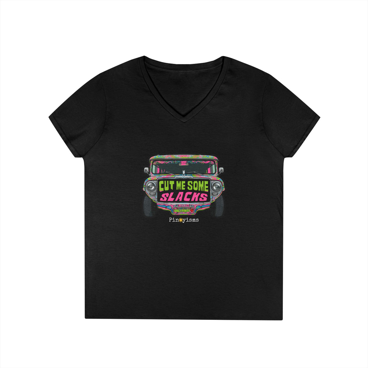 Cut Me Some Slacks Jeepney V-Neck Shirt