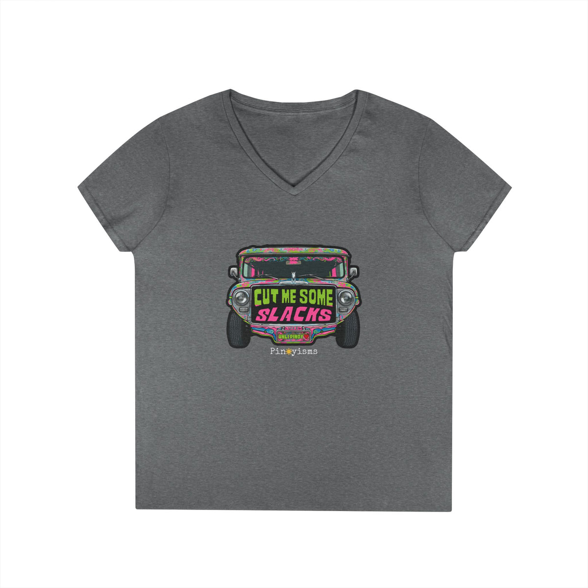 Cut Me Some Slacks Jeepney V-Neck Shirt