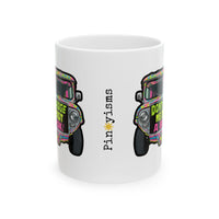 Don't Judge Me I'm Not a Book Jeepney White Mug