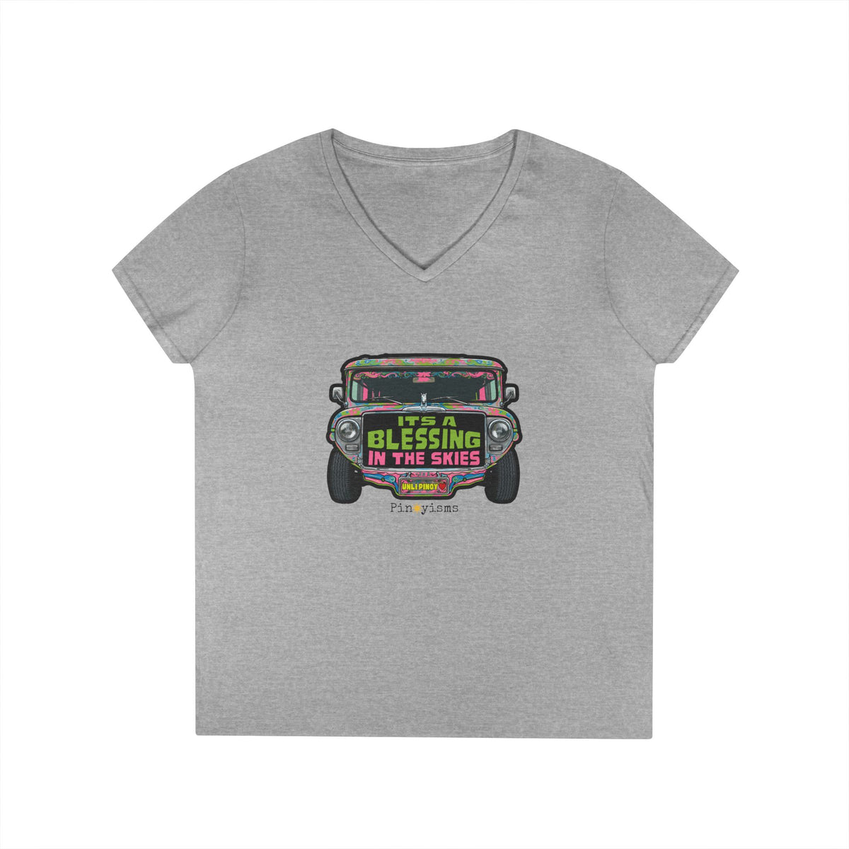 It's A Blessing In The Sky Jeepney V-neck Shirt