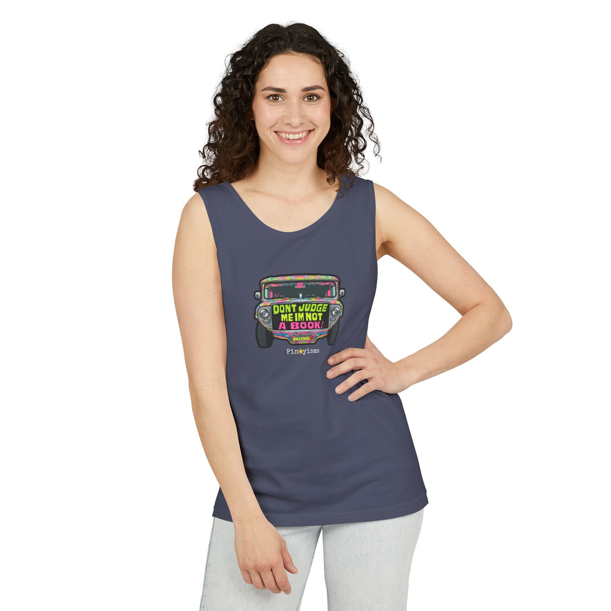 Don’t Judge Me I’m Not A Book Jeepney Tank Top