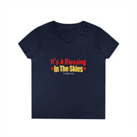 It's A Blessing In The Skies V-neck Shirt