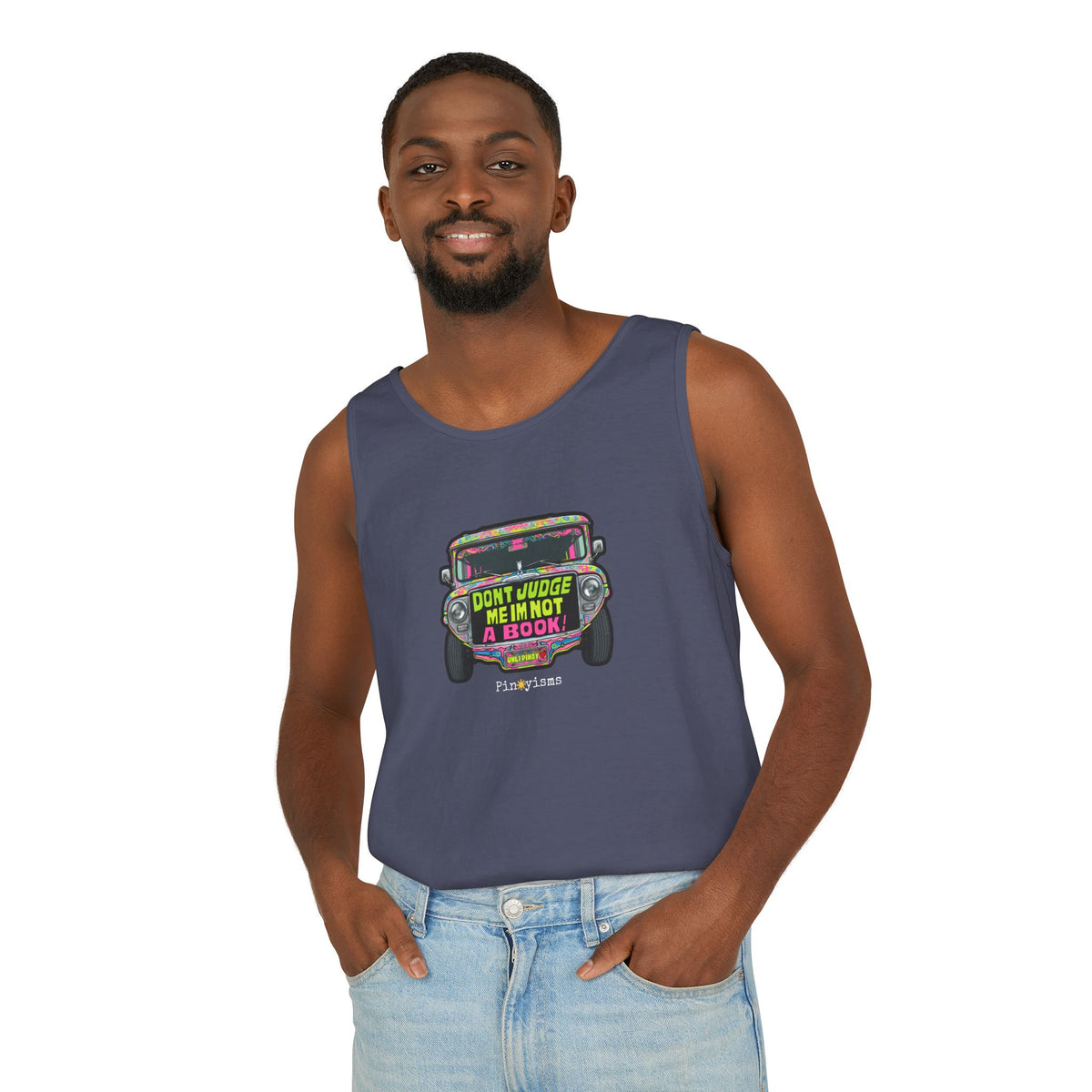 Don’t Judge Me I’m Not A Book Jeepney Tank Top