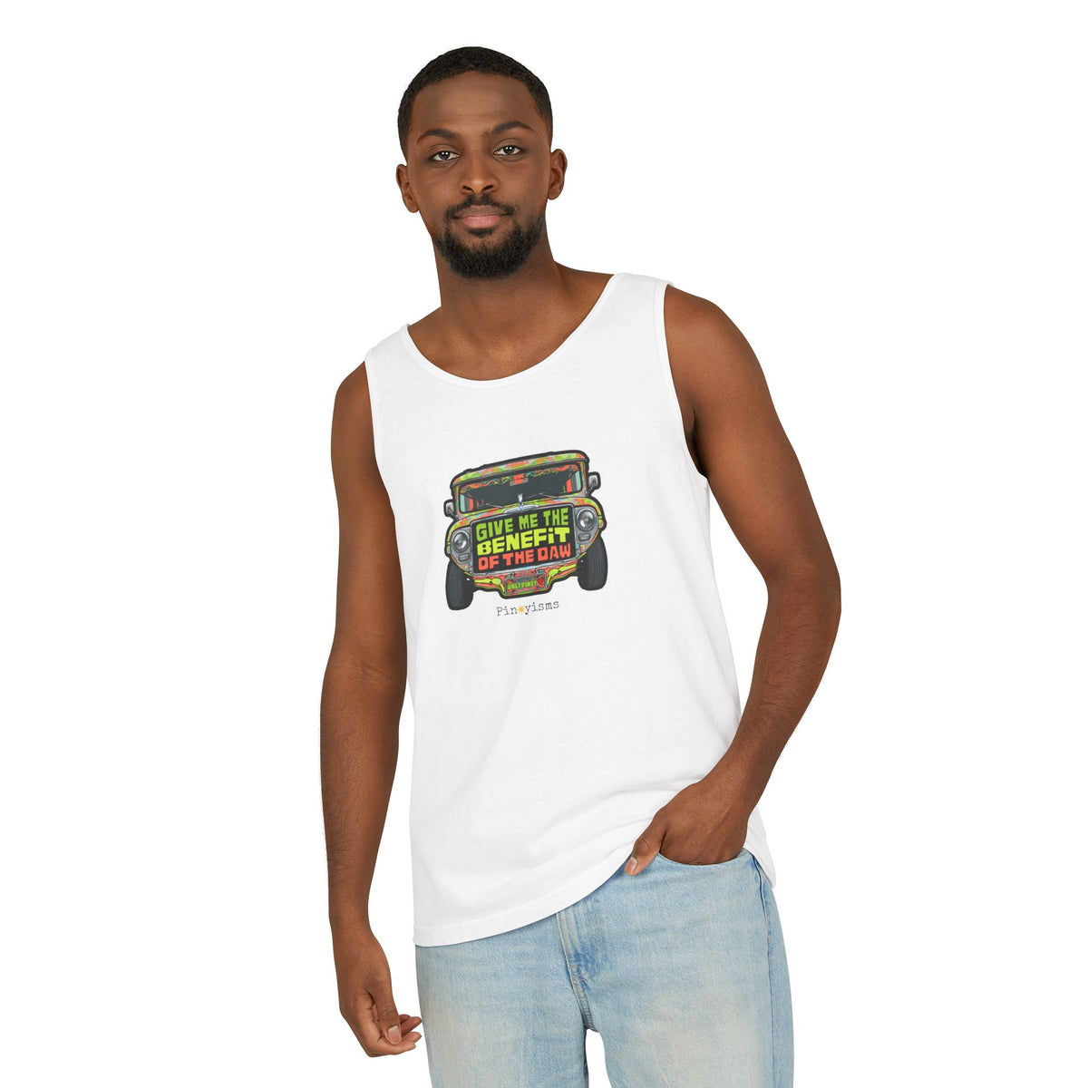 Give Me the Benefit of the Daw Jeepney Tank Top