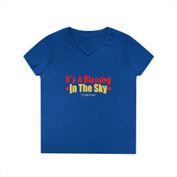 It's A Blessing In The Sky V-neck Shirt