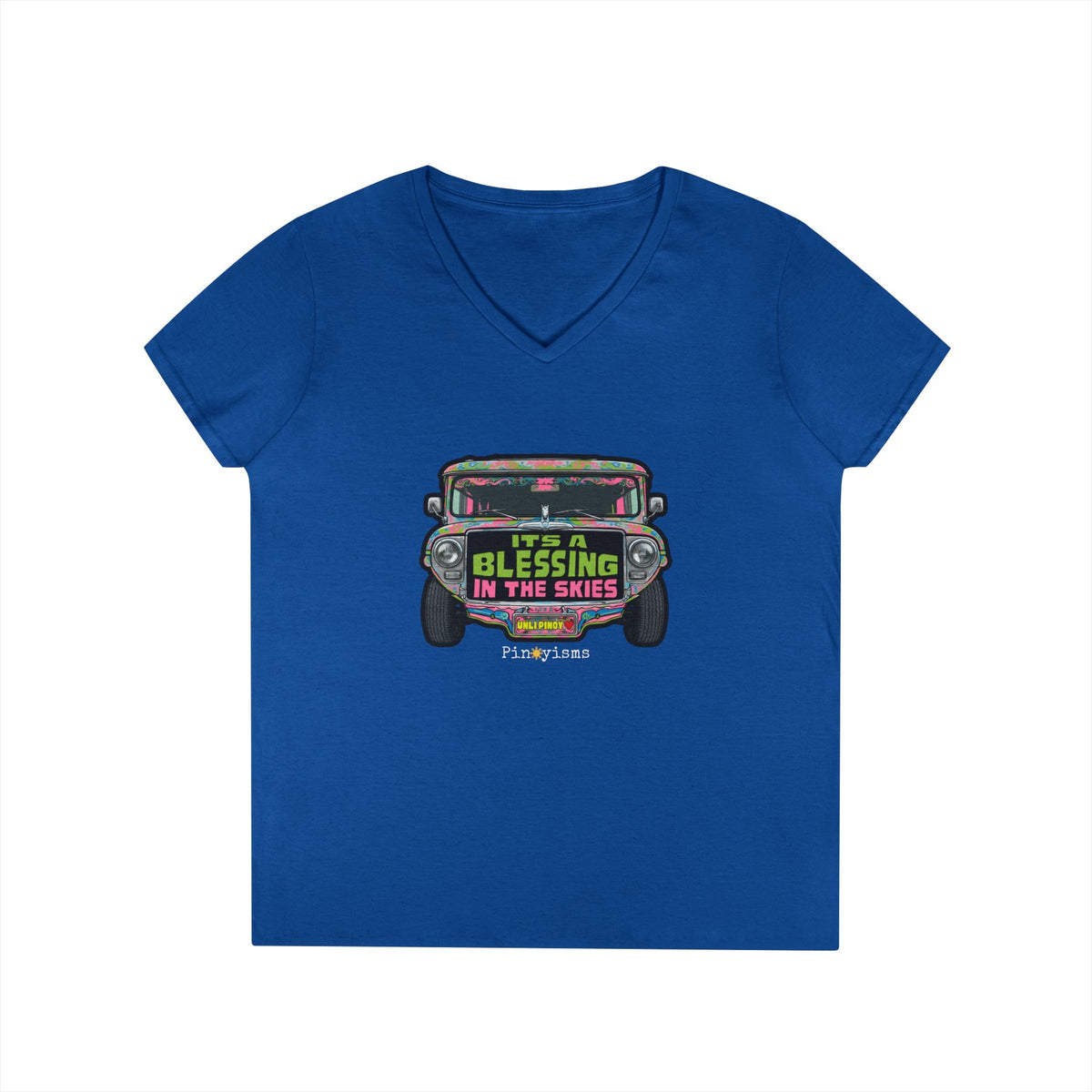 It's A Blessing In The Sky Jeepney V-neck Shirt