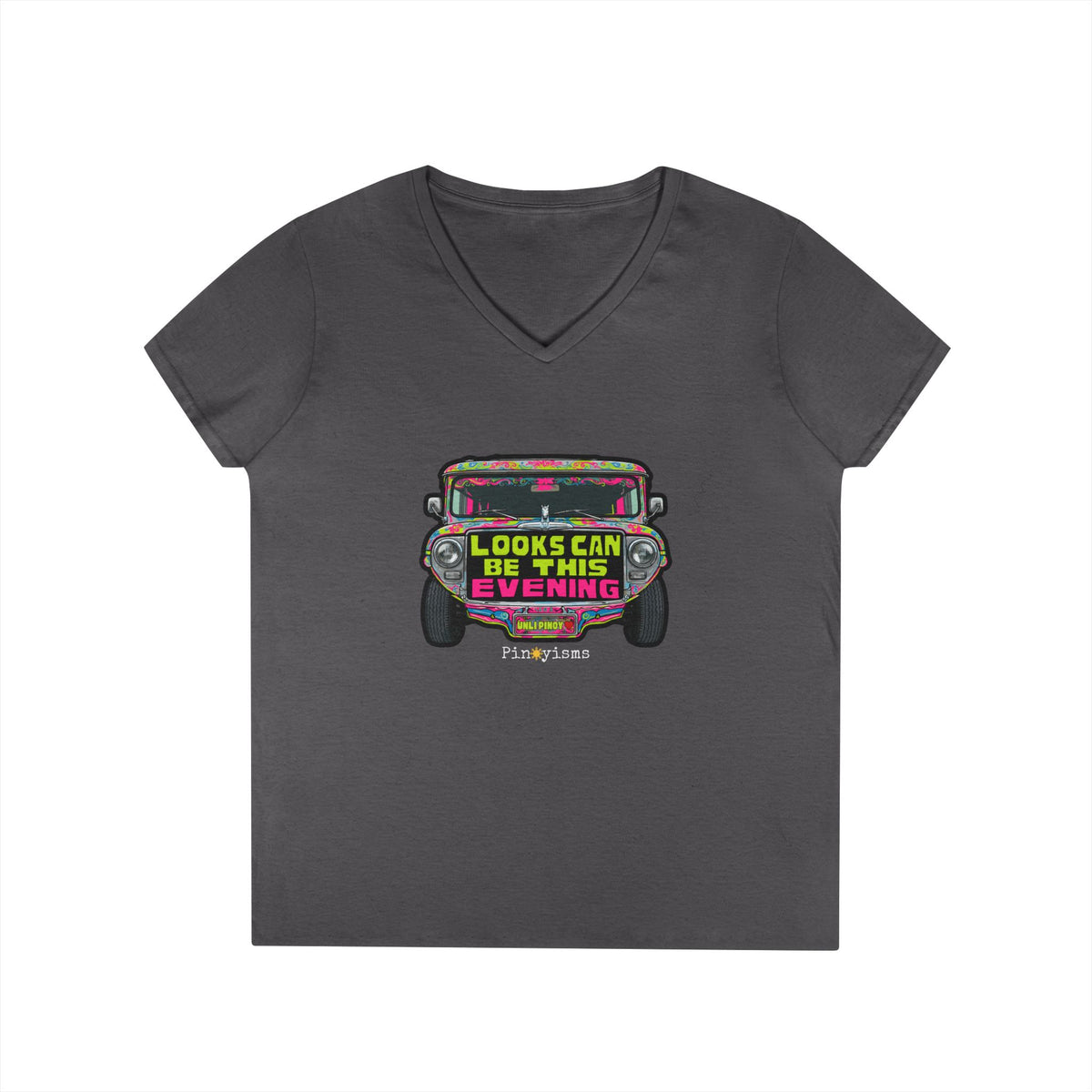 Looks Can Be This Evening Jeepney V-neck Shirt