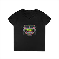 Don't Judge Me I'm Not A Book Jeepney V-Neck Shirt