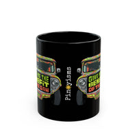 Give Me The Benefit of the Daw Jeepney Black Mug