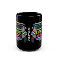 Cut Me Some Slacks Jeepney Black Mug
