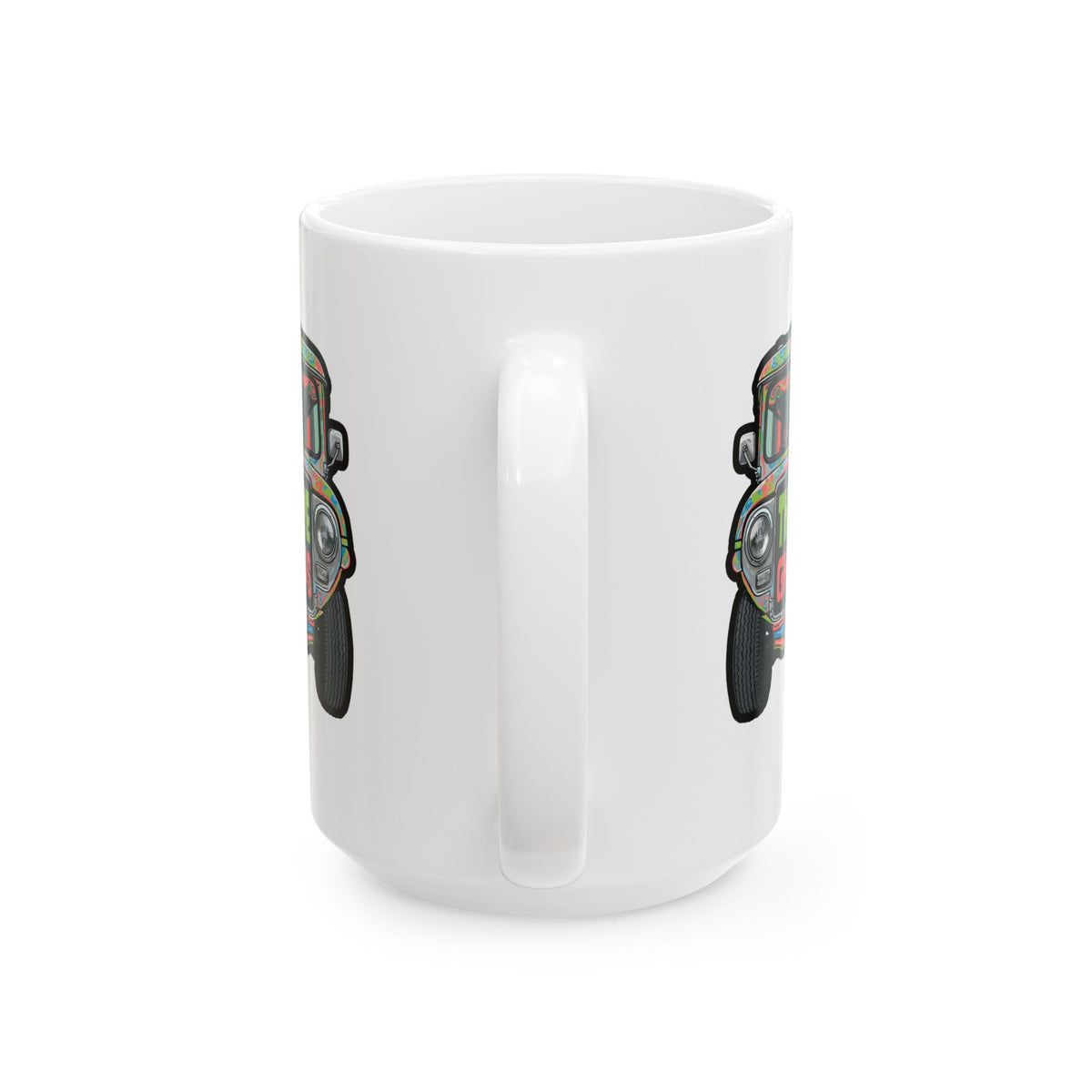 That Gives Me Ghost Bumps Jeepney White Mug