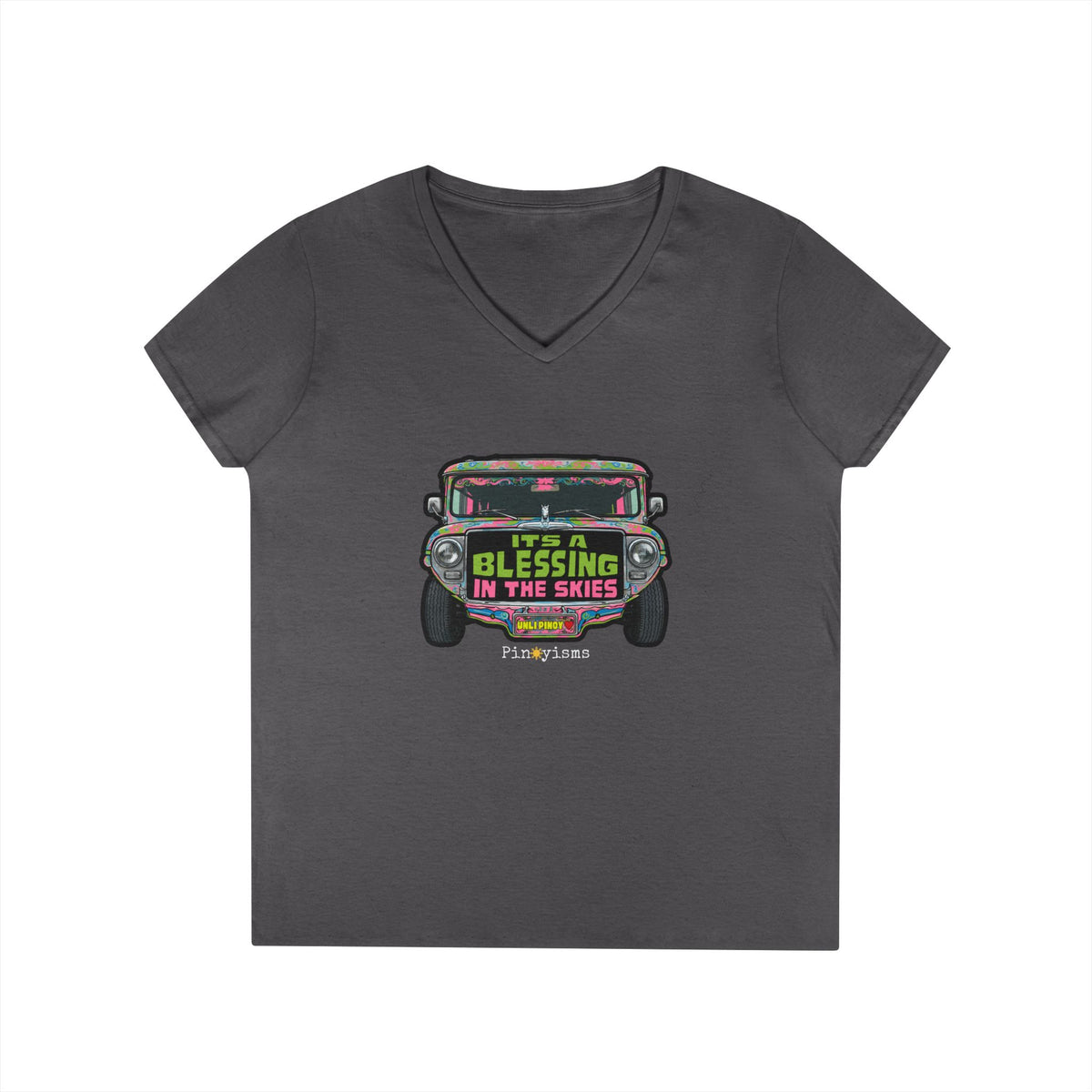 It's A Blessing In The Sky Jeepney V-neck Shirt