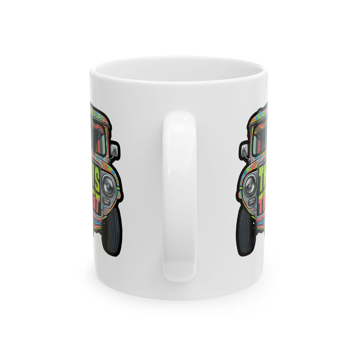 The Sky's the Langit Jeepney White Mug