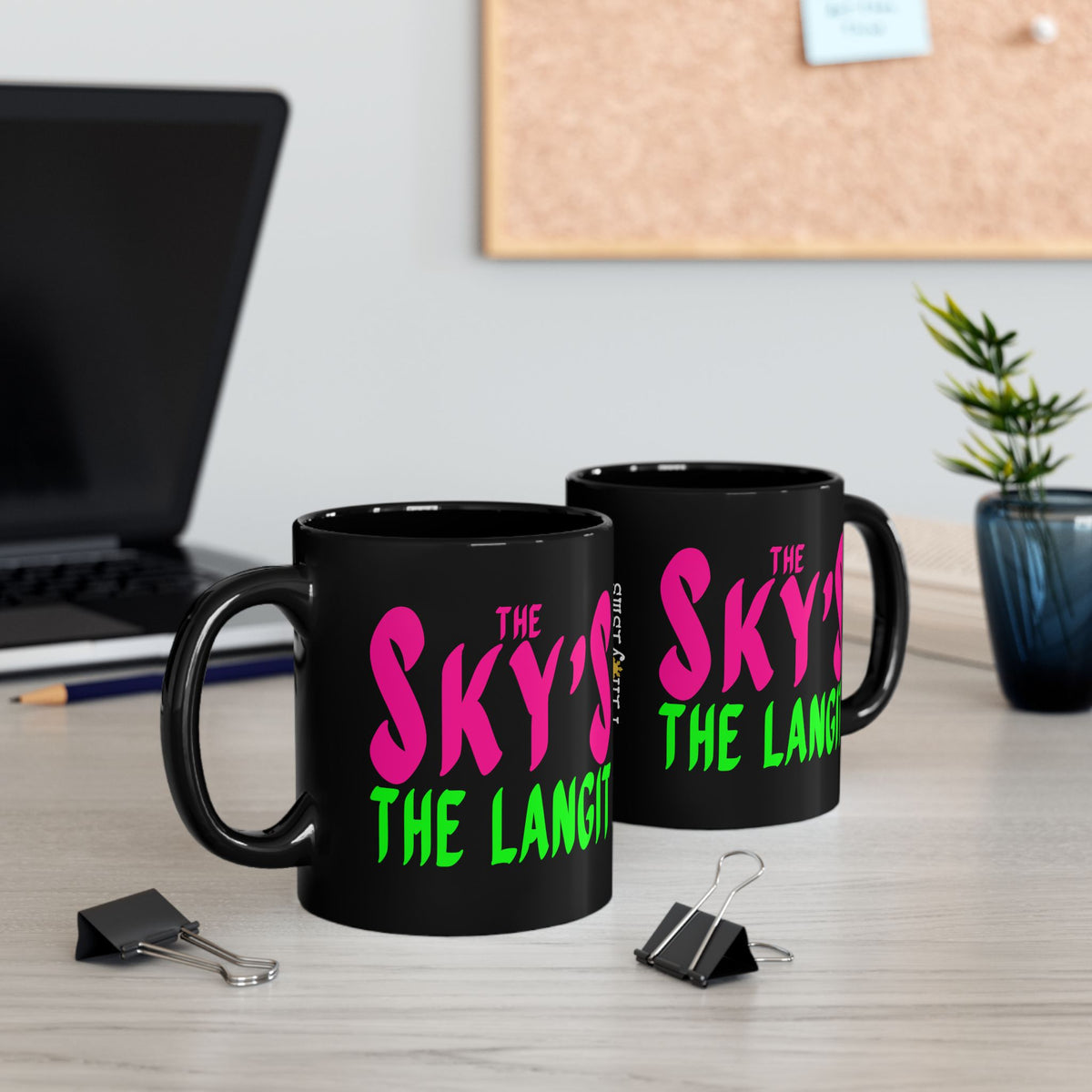 The Sky's the Langit Black Mug
