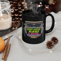 Don't Judge Me I'm Not a Book Jeepney Black Mug