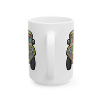 Give Me the Benefit of the Daw Jeepney White Mug