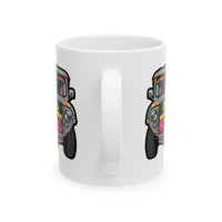 It's All Relatives Jeepney White Mug