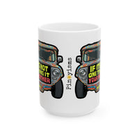 If It's Not One Thing, It's Your Mother Jeepney White Mug