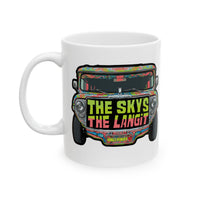 The Sky's the Langit Jeepney White Mug