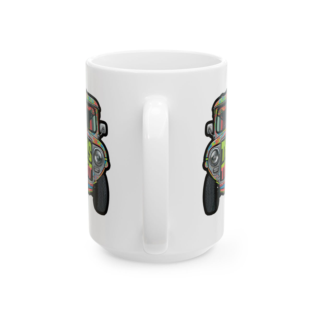 The Sky's the Langit Jeepney White Mug