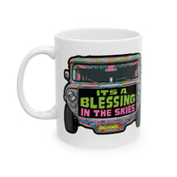 It's a Blessing in the Skies Jeepney White Mug