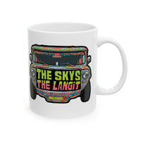 The Sky's the Langit Jeepney White Mug