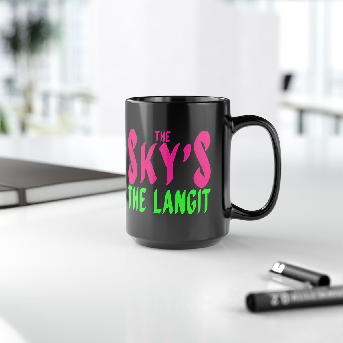 The Sky's the Langit Black Mug