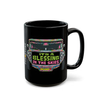 It's a Blessing In The Skies Jeepney Black Mug