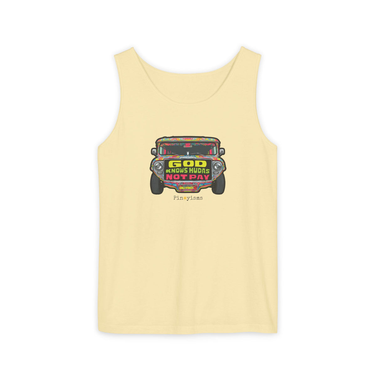 God Knows Judas Not Pay Jeepney Tank Top