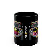 It's All Relatives Jeepney Black Mug