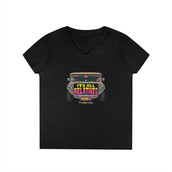 It's All Relatives Jeepney V-neck Shirt