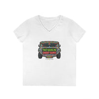 That Gives Me Ghost Bumps Jeepney V-neck Shirt