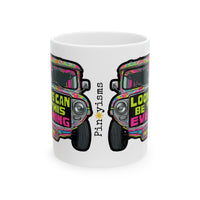 Looks Can Be this Evening Jeepney White Mug