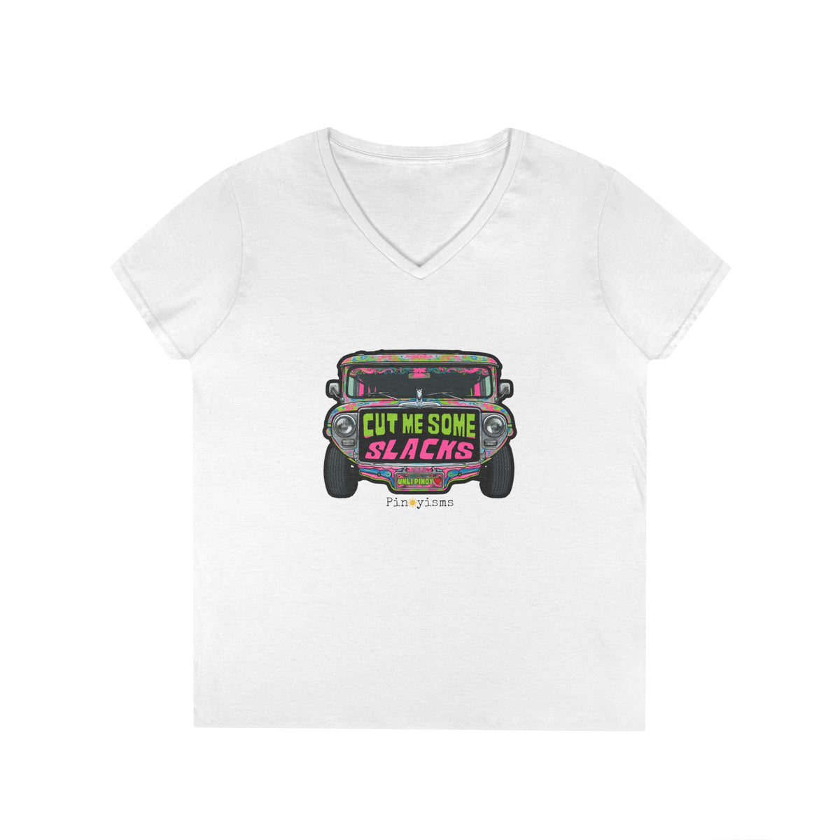 Cut Me Some Slacks Jeepney V-Neck Shirt