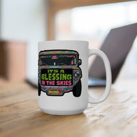 It's a Blessing in the Skies Jeepney White Mug