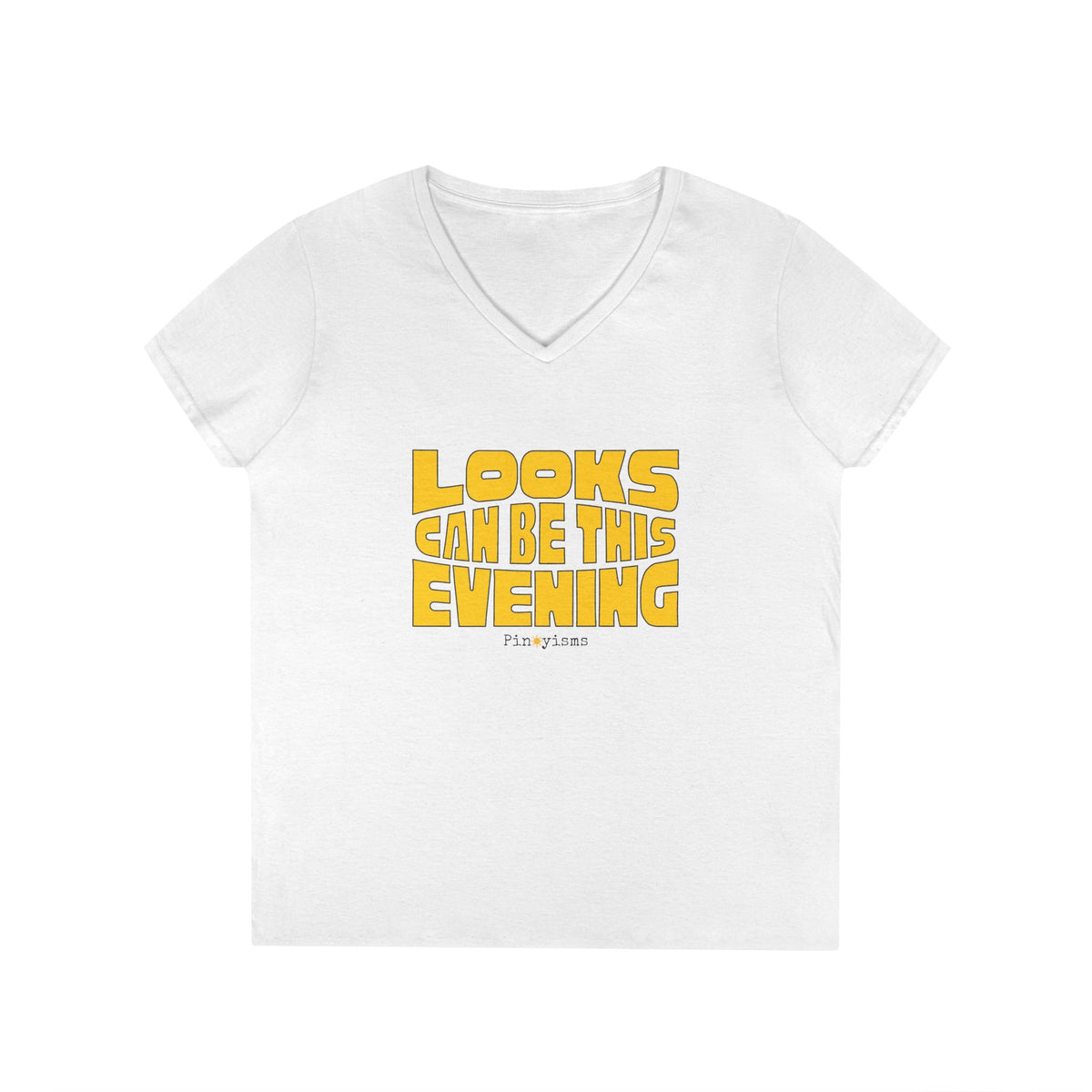 Looks Can Be This Evening V-neck Shirt