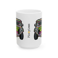 Don't Judge Me I'm Not a Book Jeepney White Mug