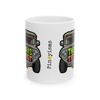 The Sky's the Langit Jeepney White Mug