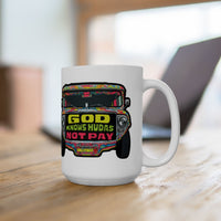 God Knows Judas Not Pay Jeepney White Mug