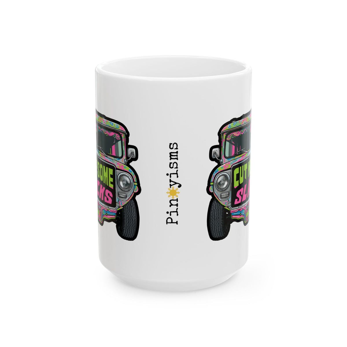Cut Me Some Slacks Jeepney White Mug