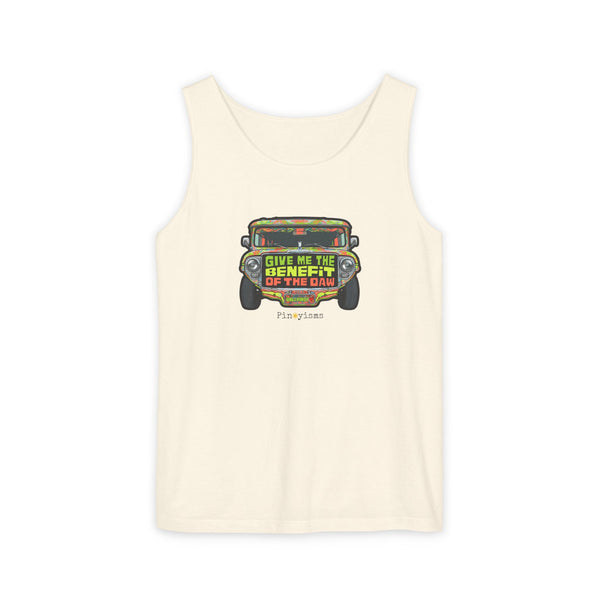 Give Me the Benefit of the Daw Jeepney Tank Top