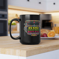 God Knows Judas Not Pay Jeepney Black Mug