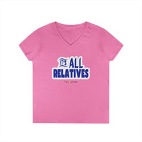 It's All Relatives V-neck Shirt