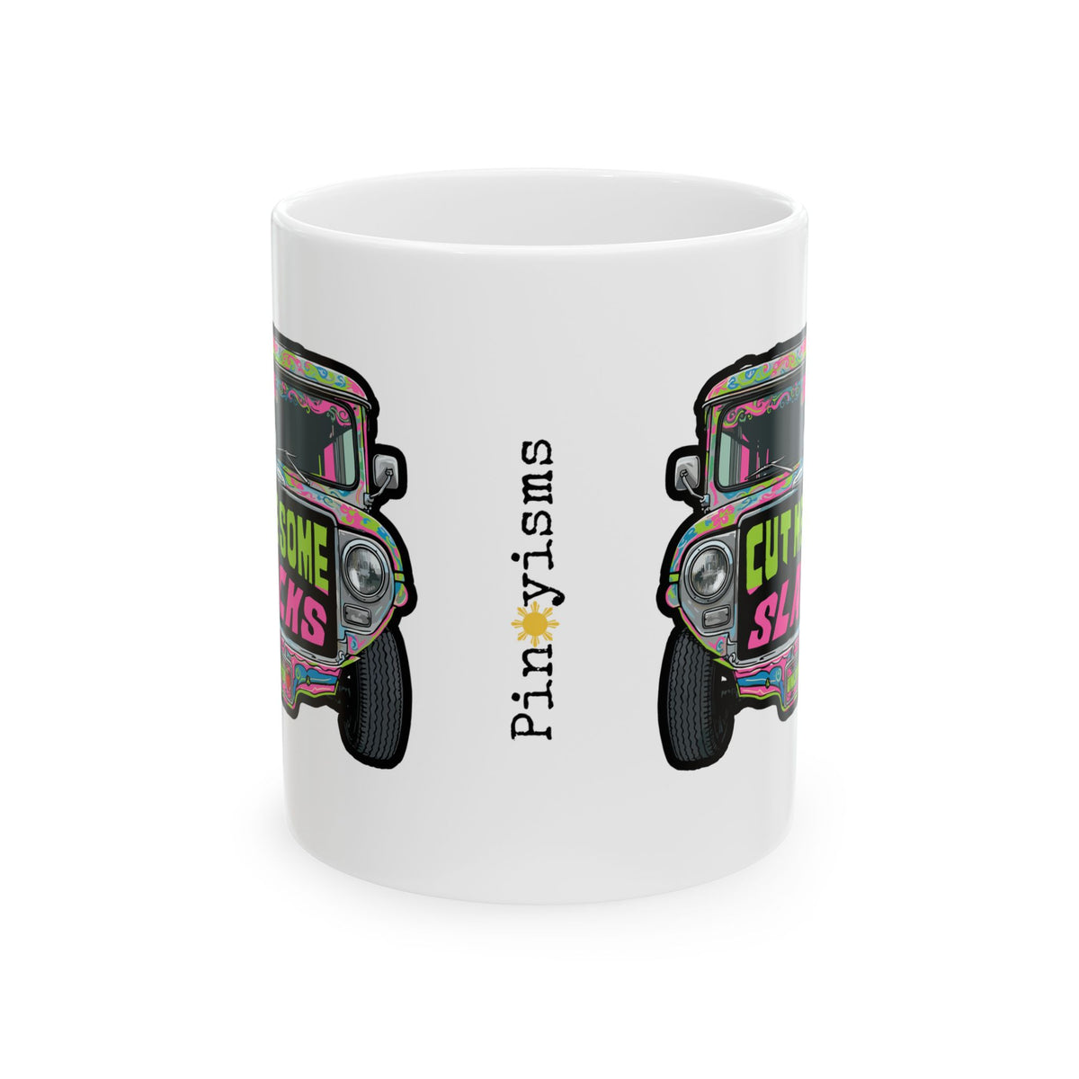 Cut Me Some Slacks Jeepney White Mug