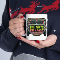 The Sky's the Langit Jeepney White Mug