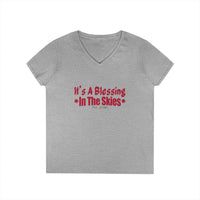 It's A Blessing In The Skies V-neck Shirt